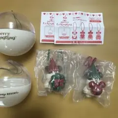 ディズニーリゾート　カプセルトイ　クリスマス　リルリンリン　2024年　2個