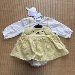 ポムポムプリン　バースデイ　ロンパース　70のサムネイル