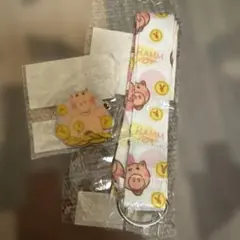 ディズニー　トイストーリー　ハム ピンバッジ＆ストラップセット