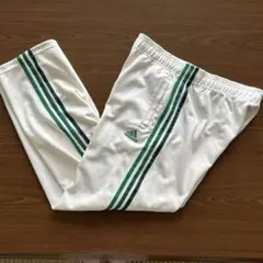 adidas 3本ライン ジャージパンツ ホワイト