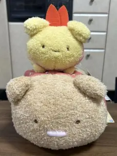 【触り心地最高です！】すみっコぐらし とんかつ えびふらいのしっぽ ぬいぐるみ