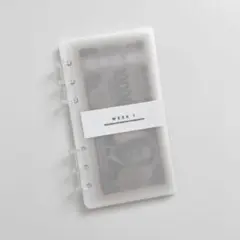 早い者勝ち　韓国　貯金　バインダー　カバー　リフィル　週予算　シンプル