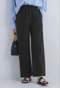 green label relaxing オルマイ ベイカー パンツ　40 黒のサムネイル