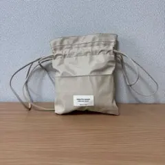 beautiful people 2way 巾着バッグ　ショルダーバッグ