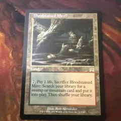 *バラ売り可* 血染めのぬかるみ　 ONS英語3枚セット Foil】《血染めのぬかるみ/Bloodstained Mire》[ONS] 土地R