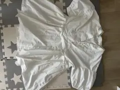 Emma Taylor パールボタン ペプラムブラウス ホワイトのサムネイル