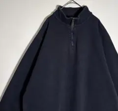 L.L.Beanエルエルビーン　ハーフジップ　無地　裏起毛　スウッシュ