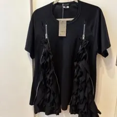 HOMME PLUS 26ss ジップフリルTシャツのサムネイル