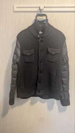 ✨大人オシャレ‼️MONCLER ハイブリッドダークグレー ジャケット‼️