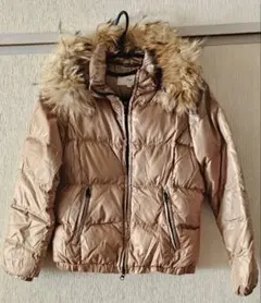 ships フード付き ダウンジャケット　Sサイズ　ラクーン ファー