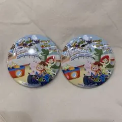 トイ・ストーリー Pop Up and Beyond 缶バッジ 2個セット
