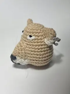 あみぐるみ スズメ ストラップ付き - メルカリ
