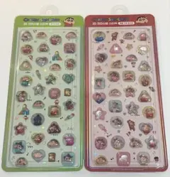 韓国　クレヨンしんちゃん　ボンボンドロップシール　2枚セット