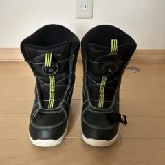 K2 スノーボードブーツ 黒 22㎝　キッズ　MINI TURBO 22-23 2023 K2 ケーツー MINI TURBO ボアブーツ キッズ ブーツ