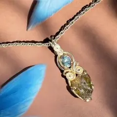 ルチルクォーツ 14kgf ペンダントトップ ワイヤーラッピング - メルカリ
