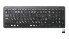 ELECOM TK-FDP099TBK ワイヤレスキーボード 美品 ブラック
