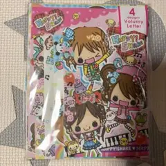 【新品未使用】HAPPY! SHAKE ボリュームレター メモ 便箋 4柄セット