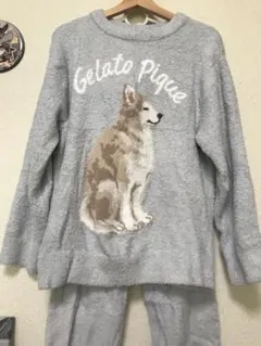 Gelato Pique ハスキー 部屋着 上下ペアセット
