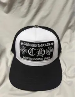 Chrome Hearts トラッカーキャップ ホワイト/ブラック