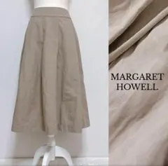 春夏　大きいサイズ　3 MARGARET HOWELL コットンリネン スカートのサムネイル