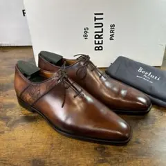 廃盤品✨未使用品✨Berluti デムジュール 黒 サイズ6.5 純正ツリー付き 