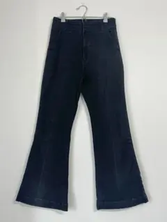 【限定】Ray BEAMS ハイウエストフレアパンツ デニム 美脚のサムネイル