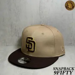 【海外限定】 パドレス 9FIFTY ツートン ビジター スナップバック ②