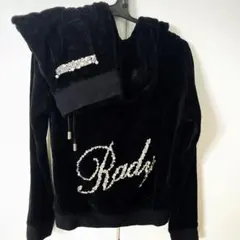 Rady ビジュー付き ベロア セットアップ