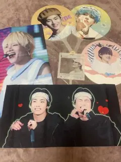 BTS テテ V テヒョン うちわ スローガン 6点セット