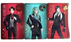 刀剣乱舞 大本丸博 豊前 千代金丸 静形 3点セット クリアカード