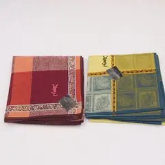 YSL イヴサンローラン ハンカチ 2枚セット