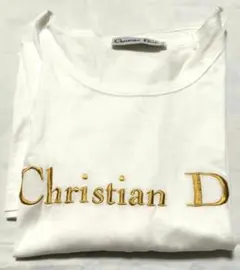 Diorクリスチャンディオール ヴィンテージ 80s ボウタイブラウス 半袖 