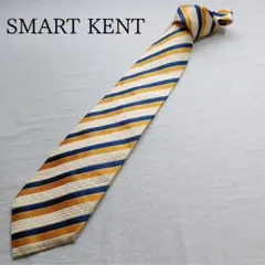 スマートケント 日本製 レジメンタル ネクタイ シルク100%【n5647】