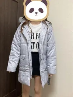 Lutique フード付きダウンジャケット Mサイズ グレー