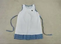 ミキハウス DOUBLE.B ノースリーブ ワンピース 110cm