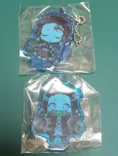 鬼滅の刃 ここみえ アクリルフィギュア アクスタ キーホルダー 炭治郎 禰豆子