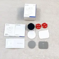 車載ホルダー マグネット 超強磁力 360°調整可能 スマホ用 ブラック