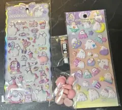 お尻シール　かわいい動物の3Dシールセット　おしりシール