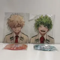 僕のヒーローアカデミア　緑谷出久　爆豪勝己　アクリルGIGAフィギュア