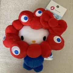 【EXPO2025】サンリオ ミャクミャク ぬいぐるみキーホルダー ハローキティ
