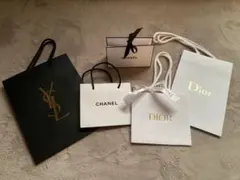 Dior、CHANEL、YSLショッパー