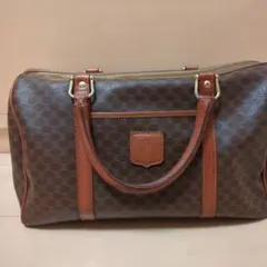 オールド　ヴィンテージ　セリーヌCELINEマカダム柄ミニボストンバッグ