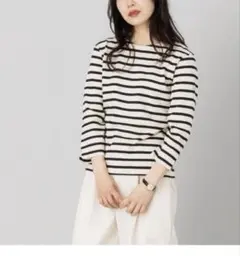 【美品】9/28まで　アルモリュクス　ボーダー　ブルトンシャツ