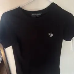 mush mush 韓国　半袖Tシャツ ブラックのサムネイル