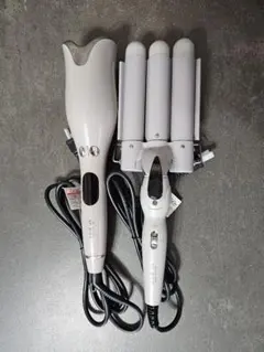 3COINS オートカールヘアアイロン&3連バレルヘアアイロンセット★美品★