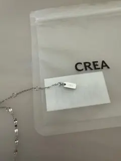 CREA シルバー ロングネックレス