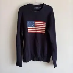 ポロラルフローレン 星条旗 コットン ニット