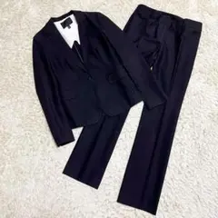 ICB セットアップ スーツ パンツ ブラック 上下セット 1つボタン 1B