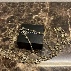国内正規品　CHANEL ロングネックレス パール付き