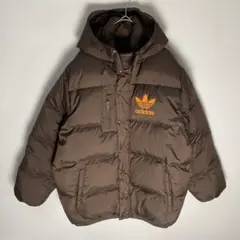 90s 初期黒タグ 国旗タグ オールド アディダス ダウンジャケット 実寸L相当